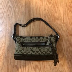 Coach logo handbag EUC